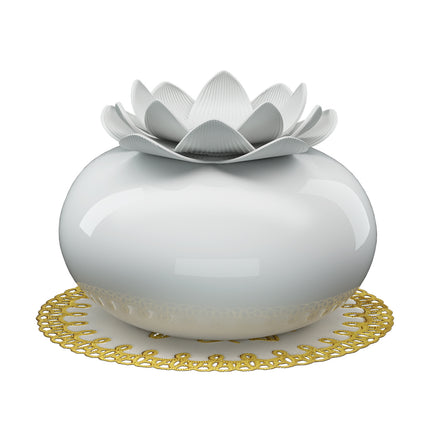 Aromatherapy Diffuser Aroma Ceramic Essential Oils Air Humidifier Lotus