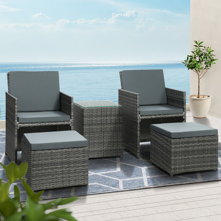 Recliner Chairs Sun Lounge Wicker Lounger Outdoor Furniture Patio Sofa