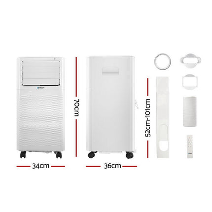 Portable Air Conditioner Window Kit Cooling Mobile Fan 9000BTU 2500W