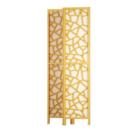 Clover Room Divider Screen Privacy Wood Dividers Stand 4 Panel Natural