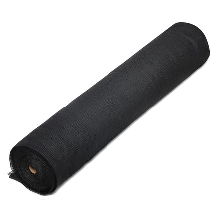 3.66x30m 30% UV Shade Cloth Shadecloth Sail Garden Mesh Roll Outdoor Black