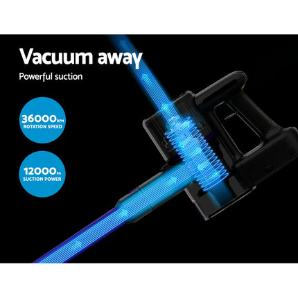 Handheld Vacuum Cleaner Cordless Bagless Stick Handstick Car Vac 2-Speed